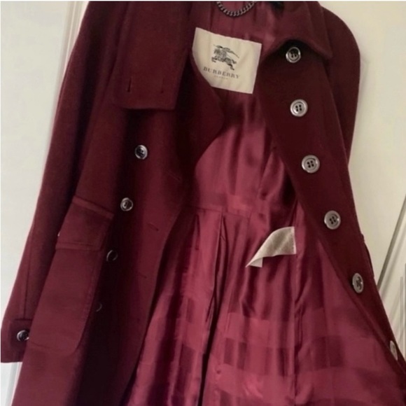 Burberry London Cashmere/Wool Double Breasted Coat - Picture 3 of 10